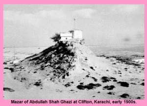 Karachi-Old-Photos-Mausoleum-of-Abdullah-Shah-Ghazi-at-Clifton-Karachi-early-1900s-Rare-Pictures-of-Karachi